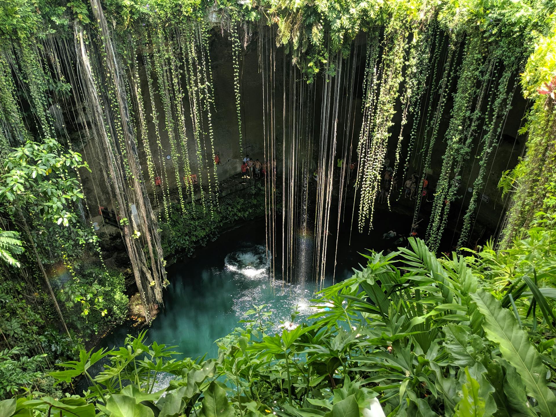 Stunning Cenote Ik Kil in Yucatan, Mexico