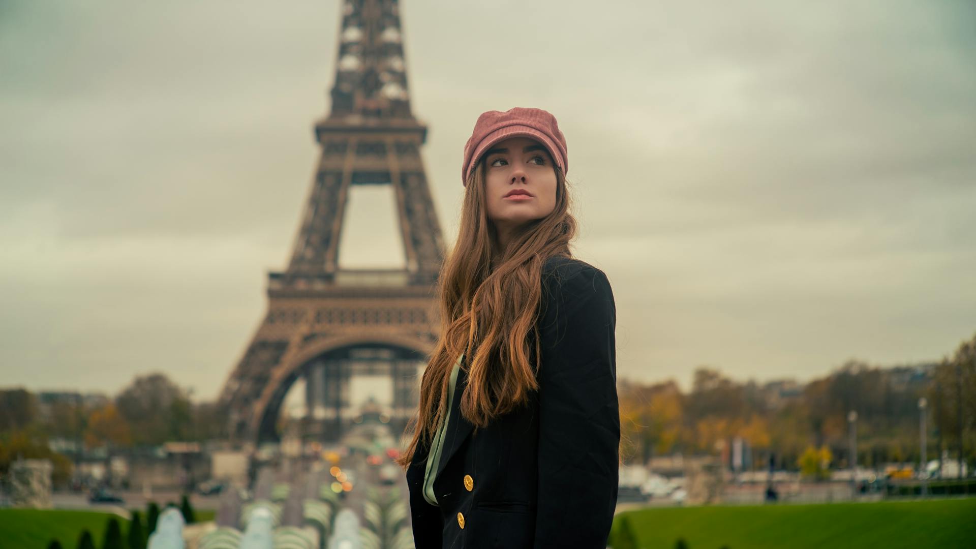 Fashionable Woman in Paris 