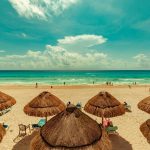 People At The Beach in Cancun