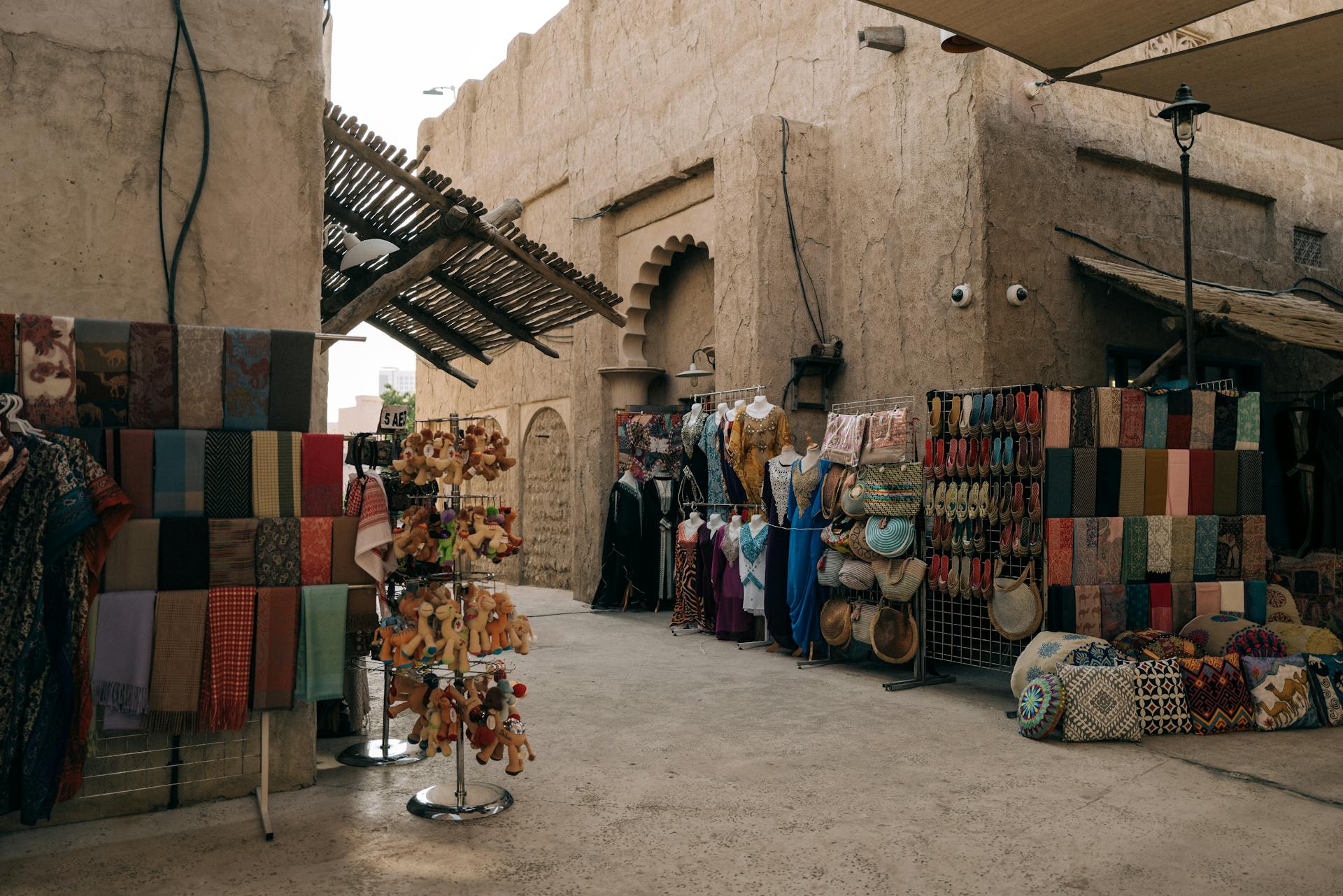 Variety of Souvenirs on Display in Dubai
