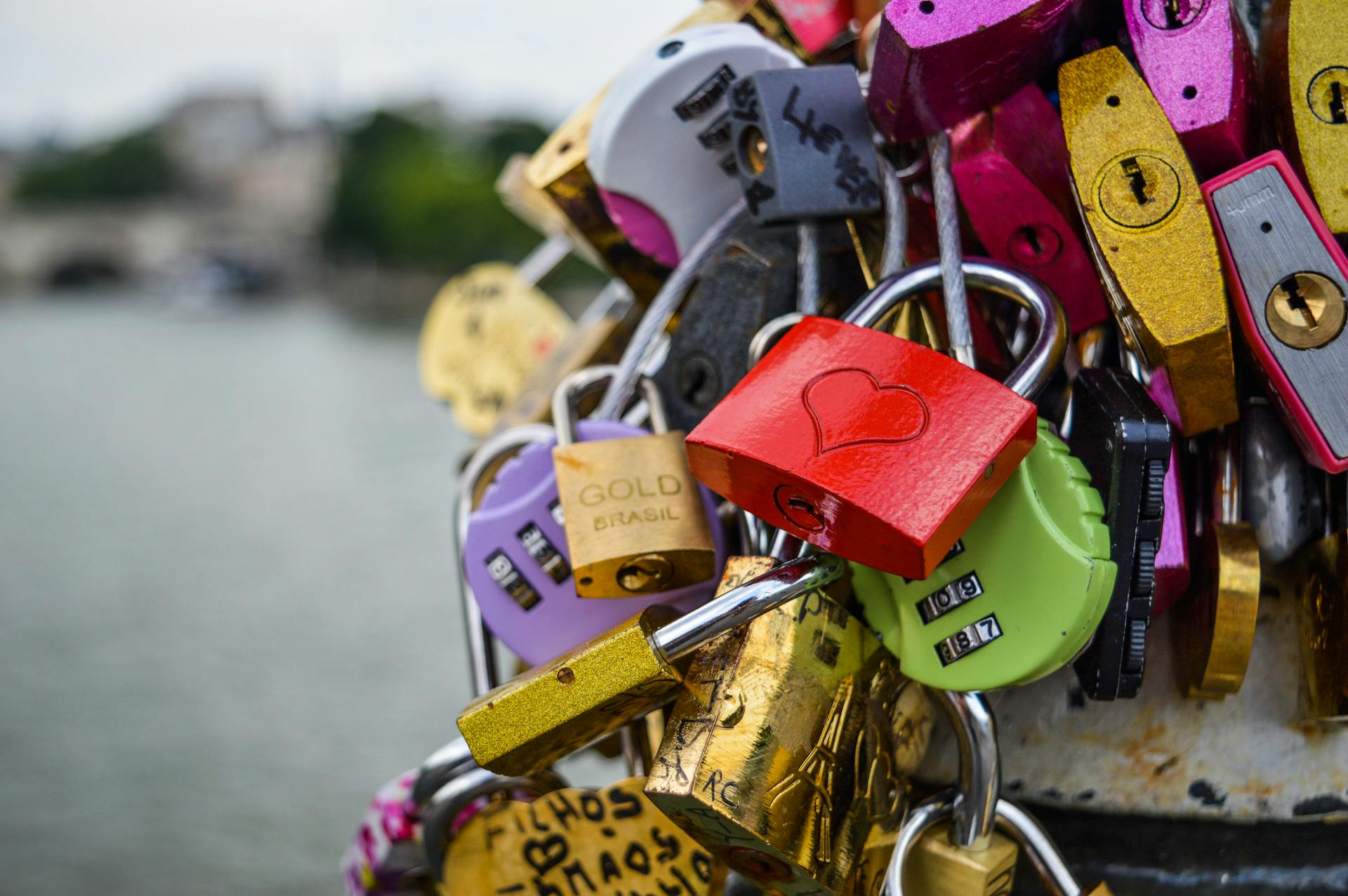 Love Locks on Pont des Arts