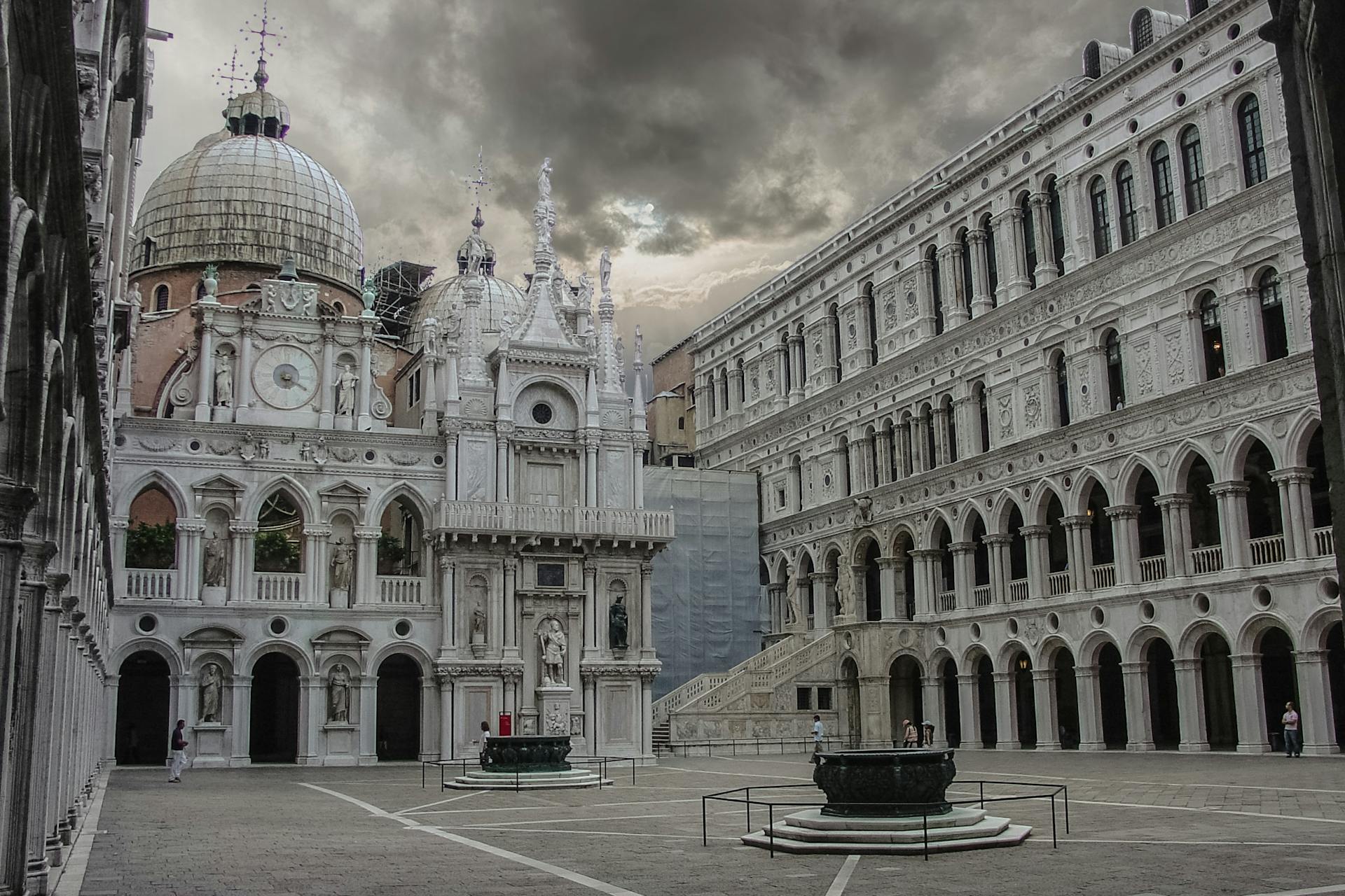 Grey Cathedral in Venice