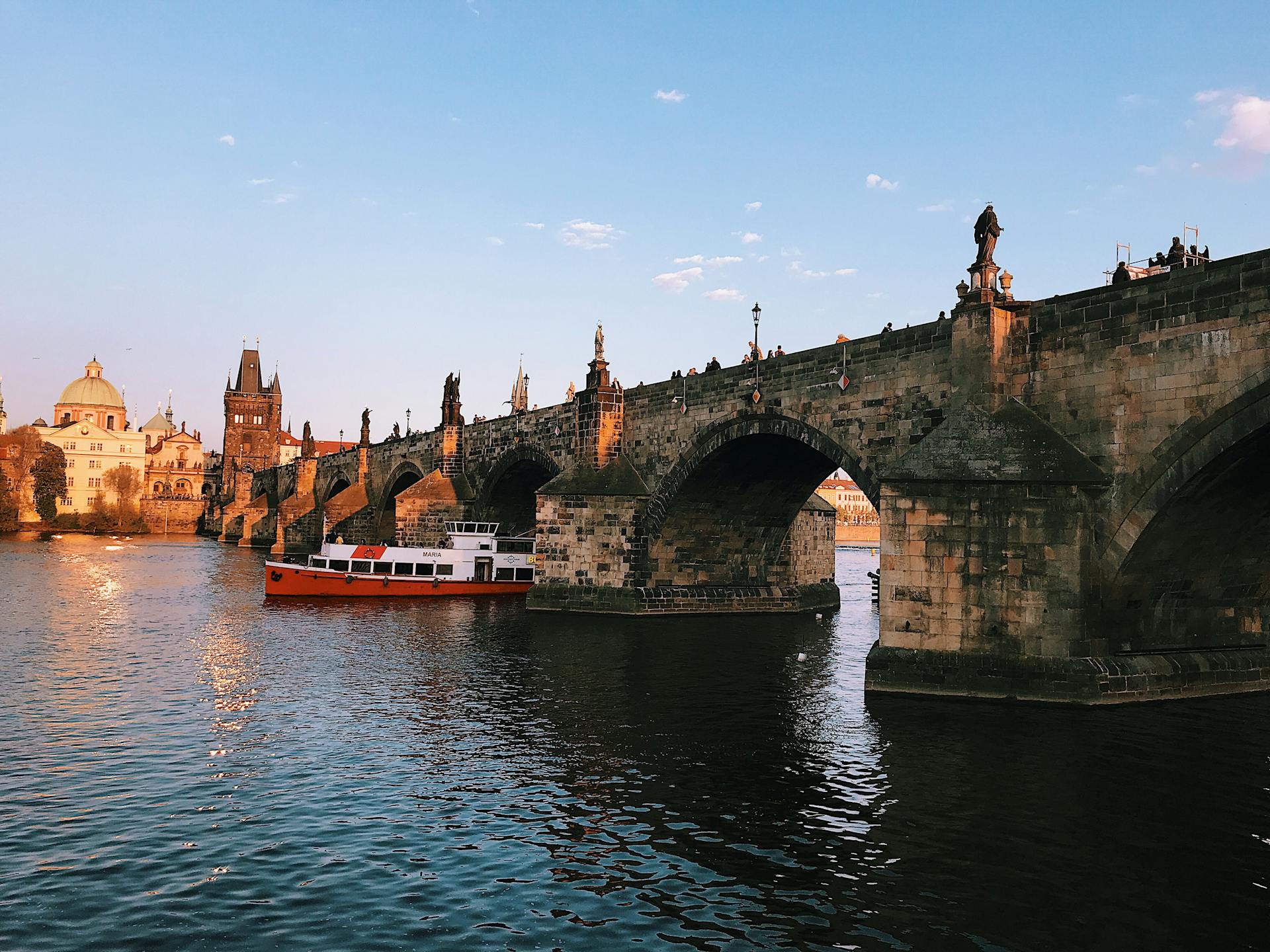 Boat Ride on the Vltava River