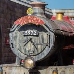 ORLANDO. USA. FLORIDA. APRIL. 2017: Hogsmeade. Hogwarts Express. The Wizarding World of Harry Potter. Universal Studios.
