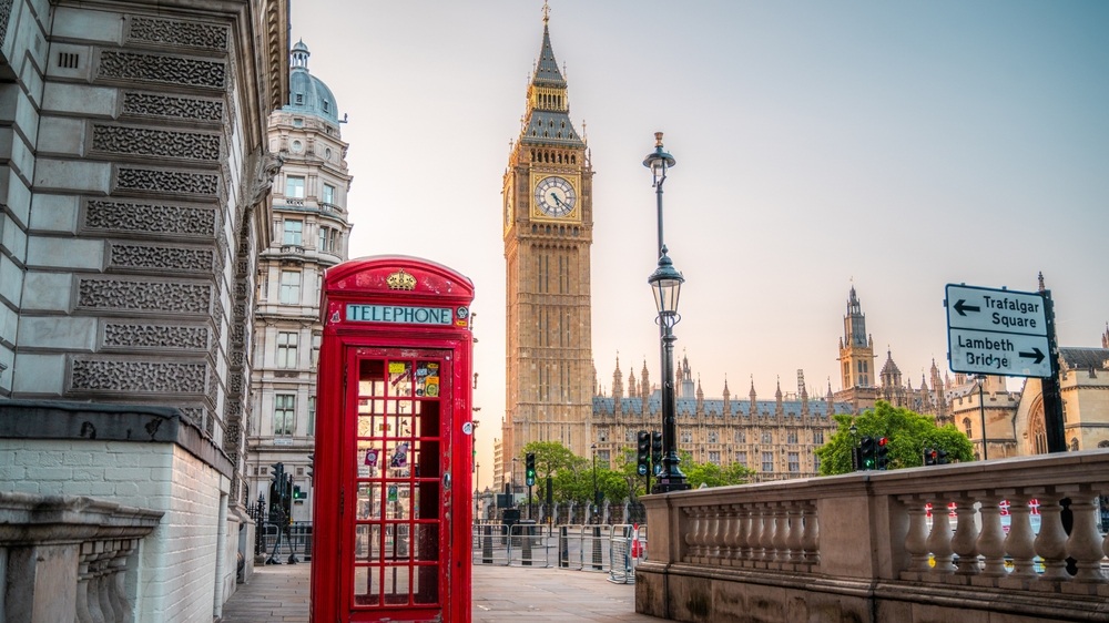 London,England: June,19,2023. Big Ben, Westminster Bridge and red double decker bus in London, England, United Kingdom.