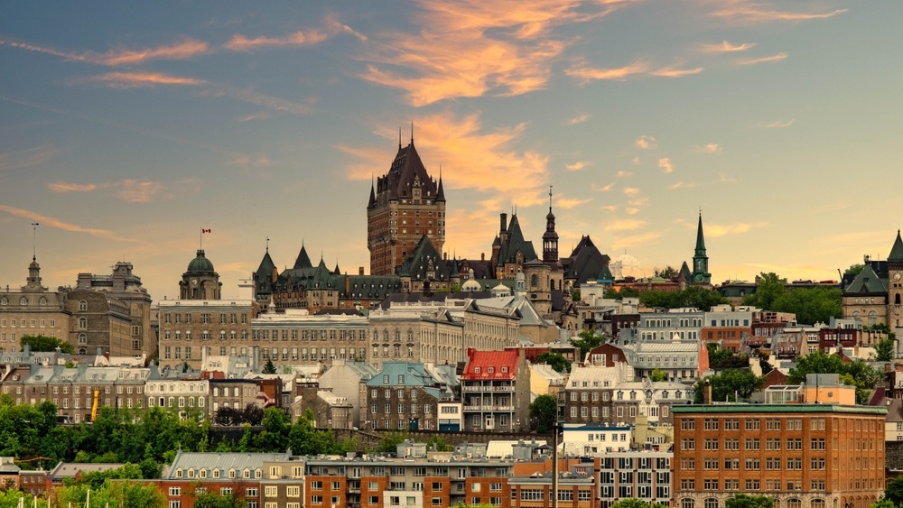 QUEBEC CITY, QUEBEC - June 20, 2025: Views Around Quebec City, Quebec